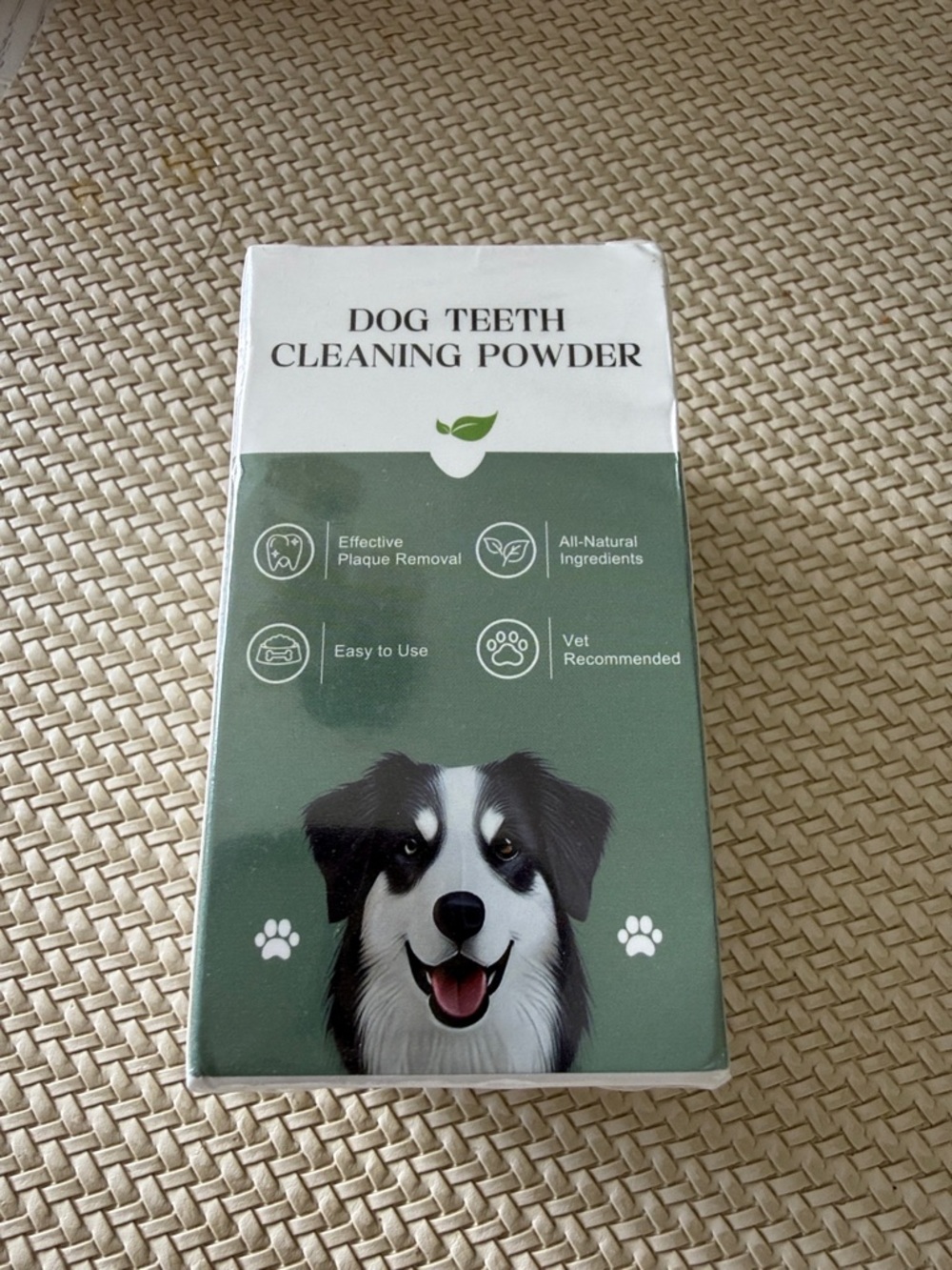Dog Teeth Cleaning Powder - Green - Unbranded